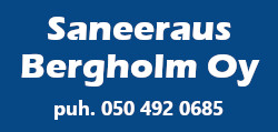 Saneeraus Bergholm Oy logo